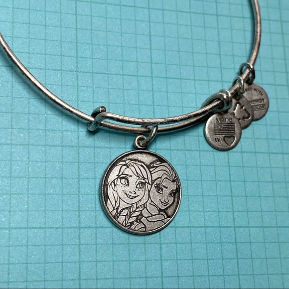 Frozen Anna Elsa Alex & Ani Bangle in Raf. Silver - Picture 7 of 7